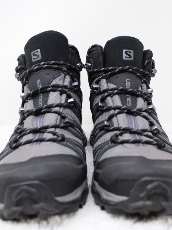 Salomon X Ultra Mid 2 Spikes GTX Boots Mens 9 Black Magnet Hiking Outdoor Shoes main image 11
